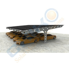 Custom-made solar parking lot galvanized solar bracket with Wind Load 45m/s